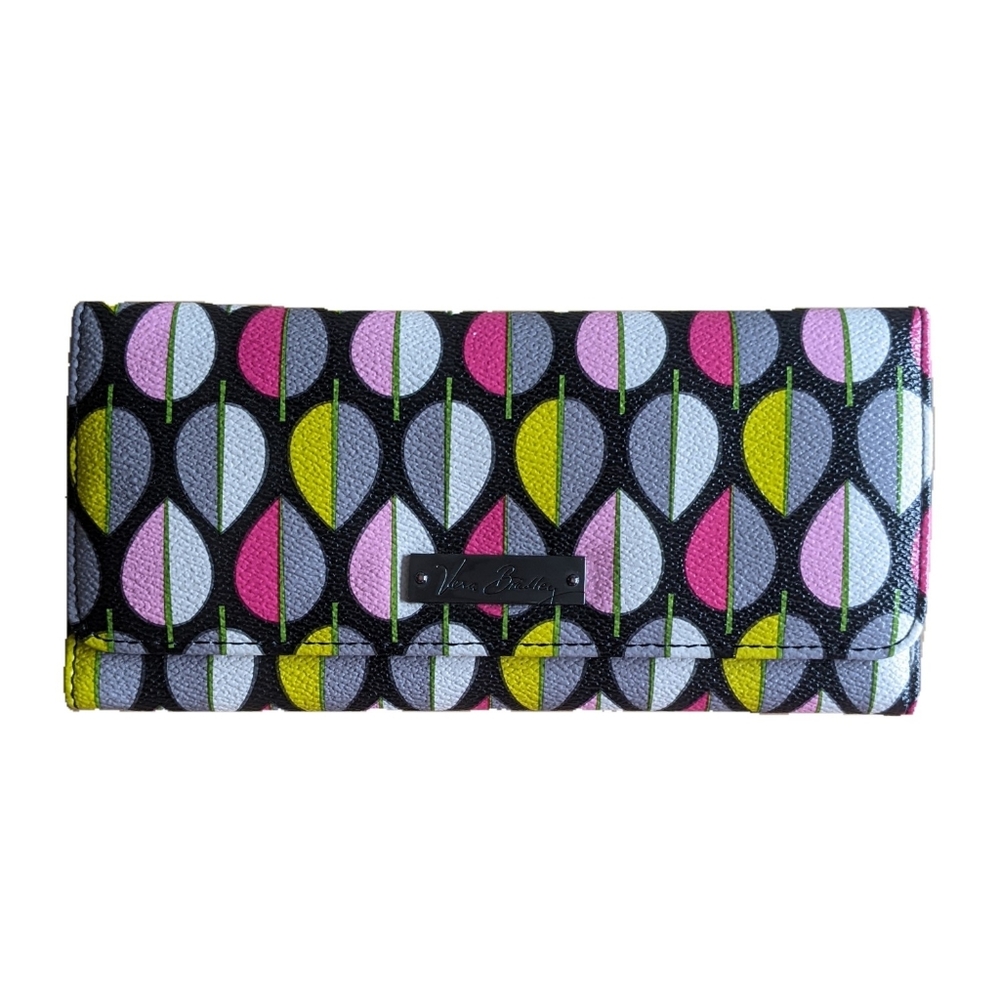 Vera Bradley retro moons bloom leaf wallet